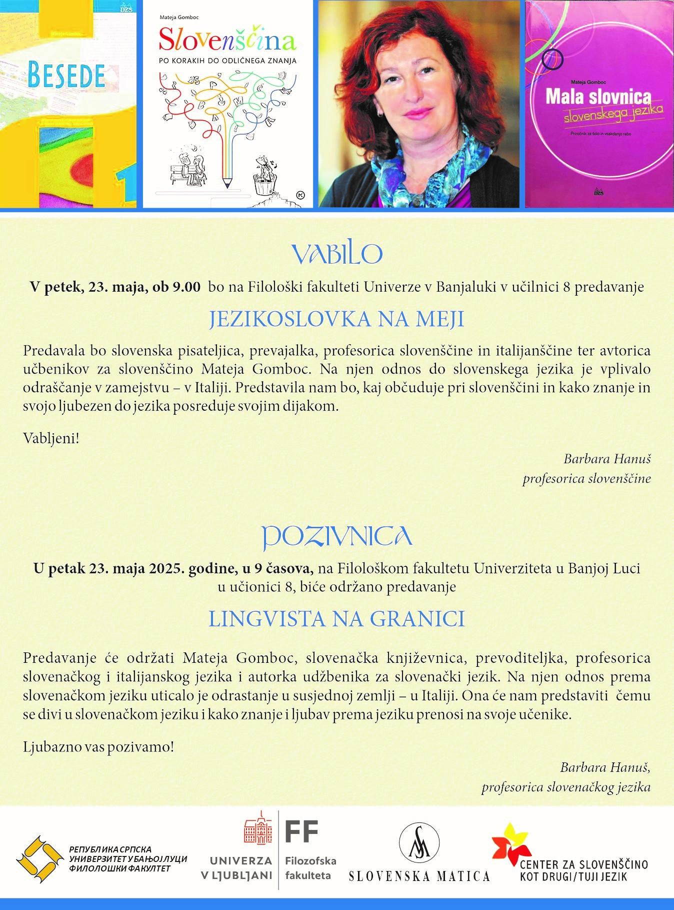 Vabilo na predavanje